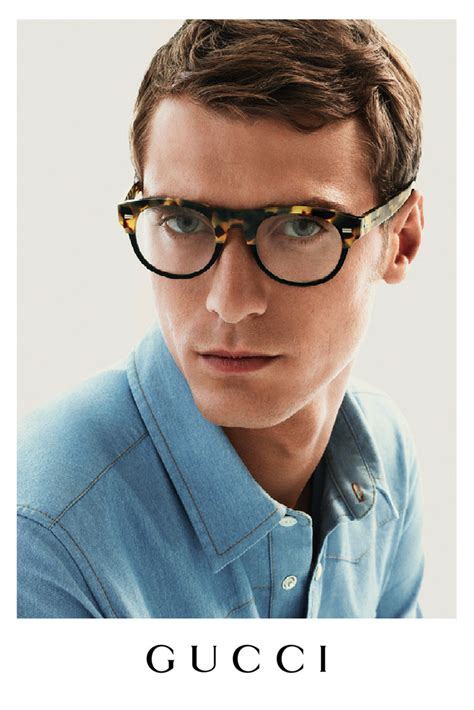 gucci men's optical frames|Gucci clear frame glasses men.